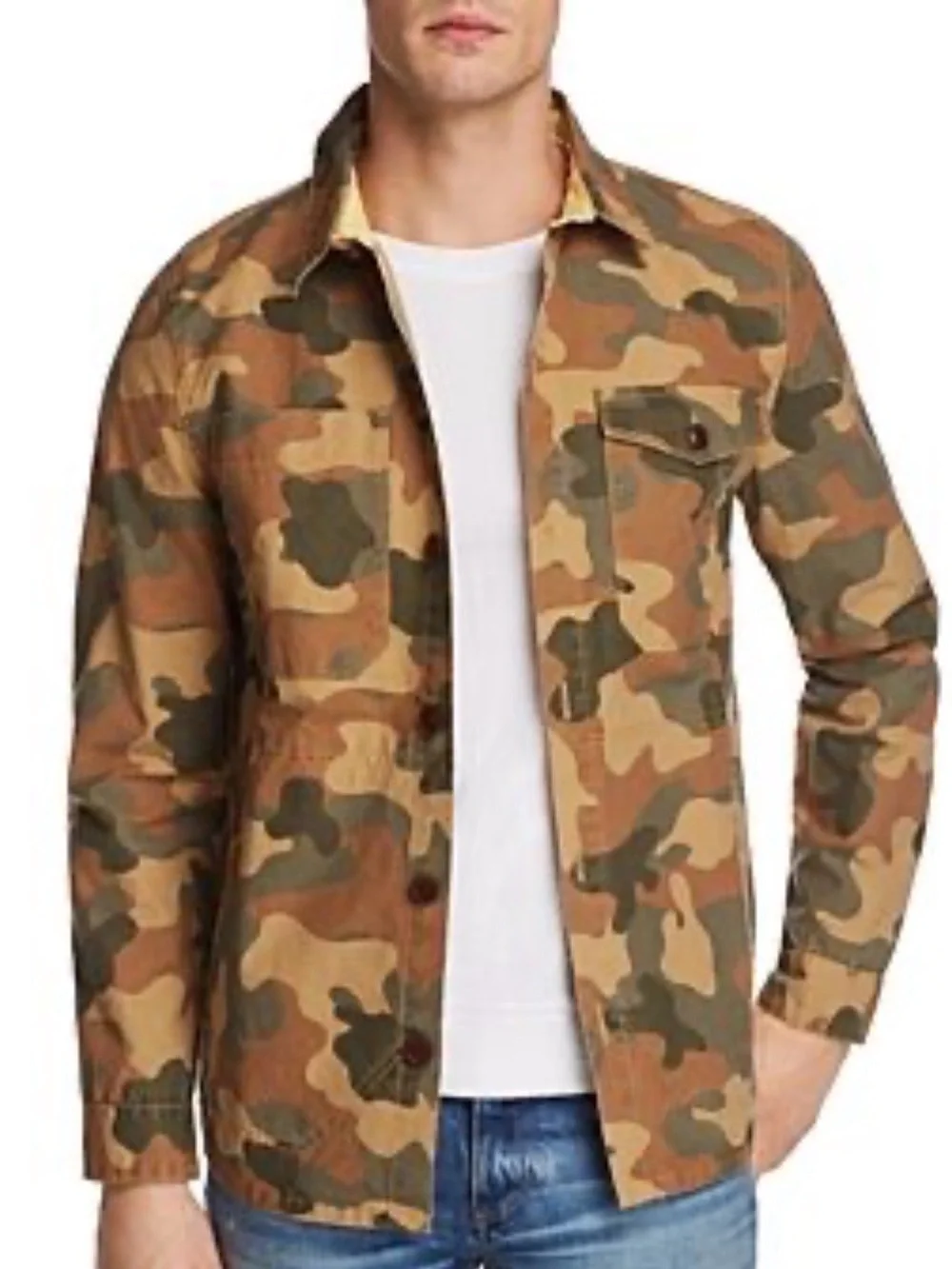Barbour Camo Field Jacket - Brown Multi - Picture 8 of 11